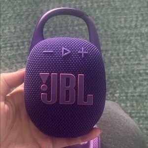 JBL Vibrant Purple Bluetooth Speaker with case